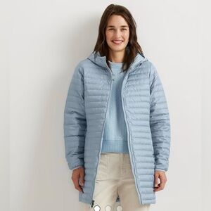 Eddie Bauer Microlight Packable Down Hooded Parka